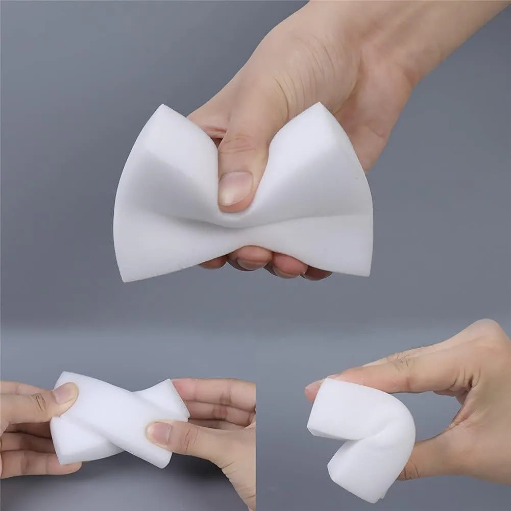 Melamine Sponge,100 Pack Magic Sponges Eraser Foam Cleaning Pads,Multi-Functional Household Cleaning Kitchen Dish Sponge for Furniture,Bathroom,Bathtub, Sink,Floor, Baseboard, Wall Cleaner