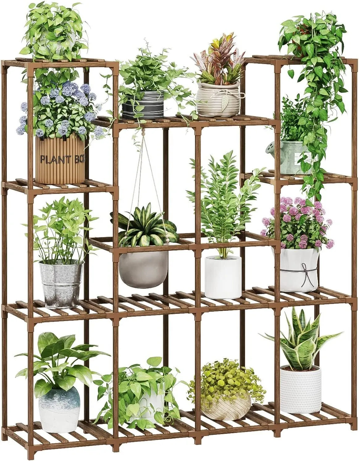 Plant stand indoor plant stand wooden outdoor multi-layer plant stand