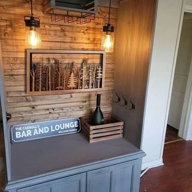 Forest Wildlife -  Handcrafted Art | Uncommon Art | 3D Art | Unique Art| All Natural Art | Rare Art